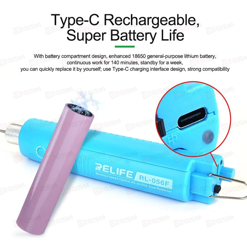 Машинка для снятия клея с дисплеев Relife RL-056F фото в интернет-магазине 05gsm.ru