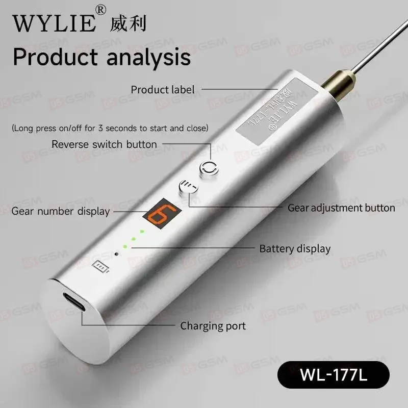 Машинка для снятия клея с дисплеев Wylie WL-177L фото в интернет-магазине 05gsm.ru