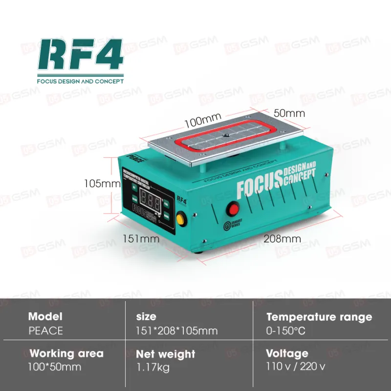 Сепаратор вакуумный для снятия стекла RF4 RF-Peace фото в интернет-магазине 05gsm.ru