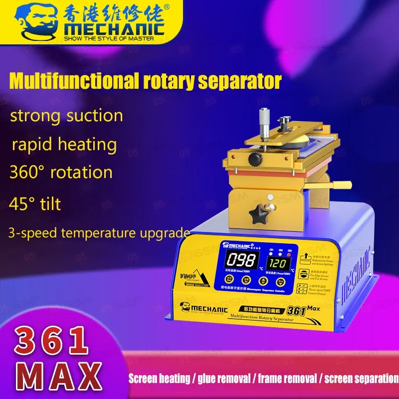 Сепаратор вакуумный для снятия стекла Mechanic 361 Max (Поворотный) фото в интернет-магазине 05gsm.ru