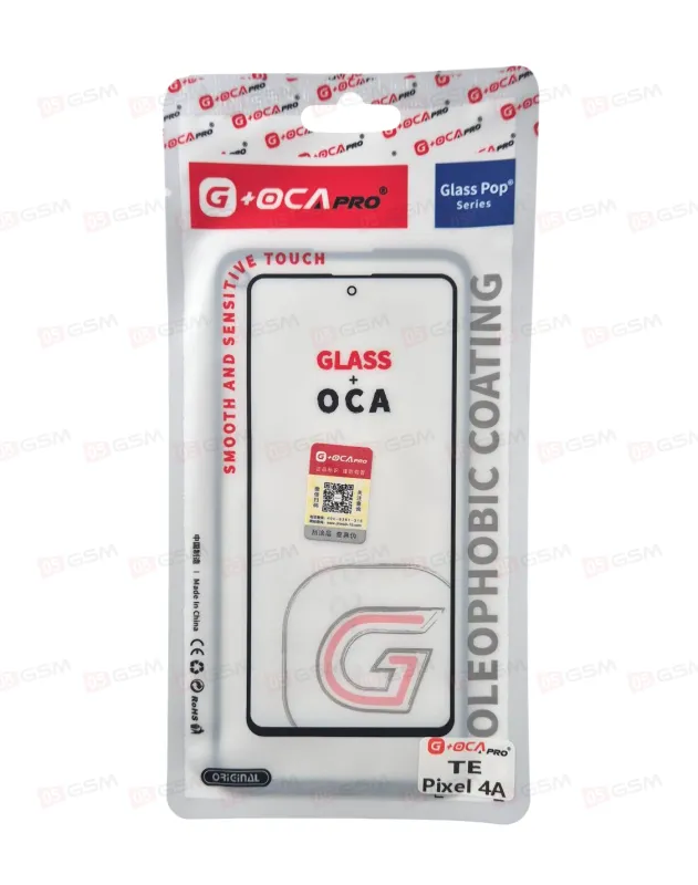 Стекло + OCA (G+OCA) Google Pixel 4a фото в интернет-магазине 05gsm.ru
