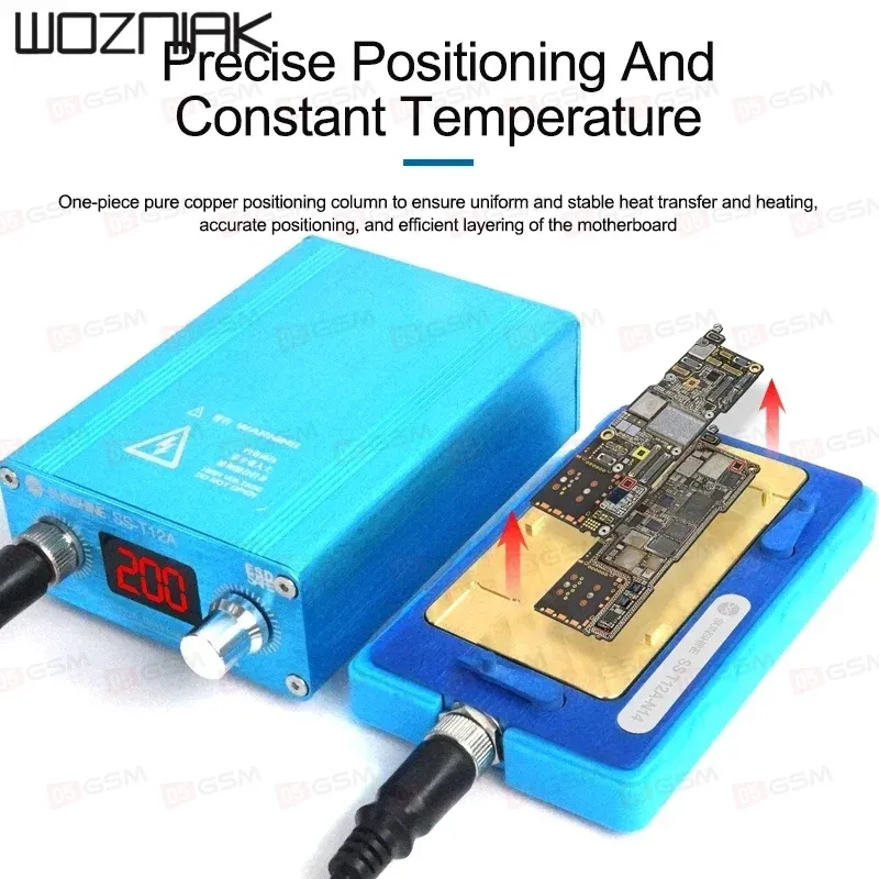 Нижний подогрев плат SUNSHINE T12A (модуль N14) 14 / 14PRO / 14PRO MAX / 14Plus фото в интернет-магазине 05gsm.ru