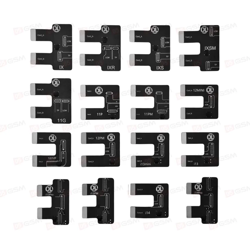 Тестер дисплеев Dianli DL400 Pro (Со шлейфами X-17 Pro Max) фото в интернет-магазине 05gsm.ru