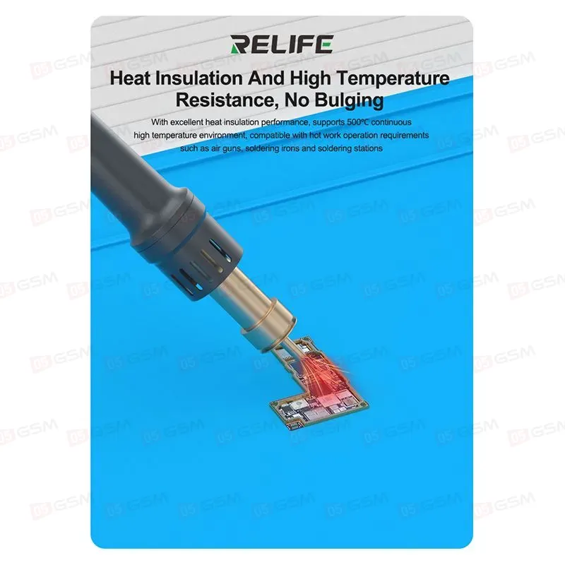 Монтажный коврик Relife RL-004DQ (Износостойкий; термостойкость до 500°C; 820x370 мм) фото в интернет-магазине 05gsm.ru