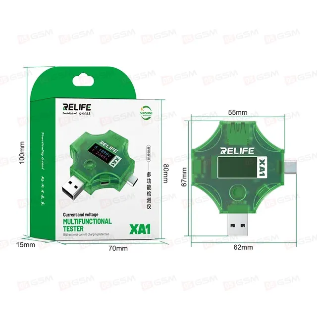 Тестер USB Relife XA1 фото в интернет-магазине 05gsm.ru