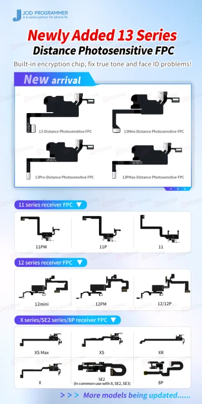 Шлейф от JCID для датчика приближения iPhone 13 (Distance Photosensitive) фото в интернет-магазине 05gsm.ru