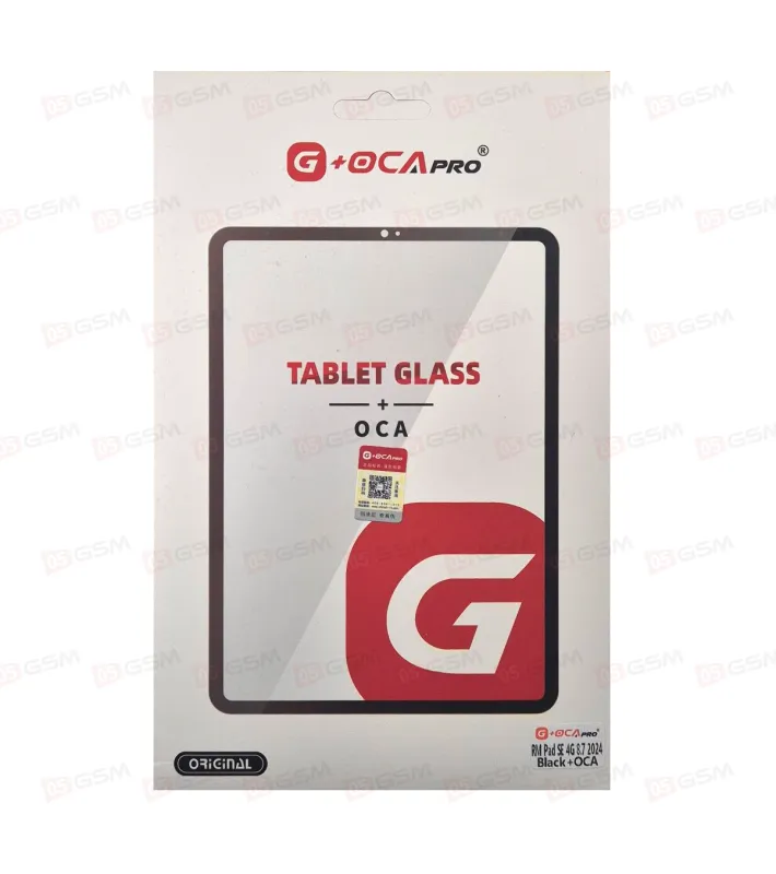 Стекло + OCA (G+OCA) Redmi Pad SE 4G (2024) 8.7" черное фото в интернет-магазине 05gsm.ru