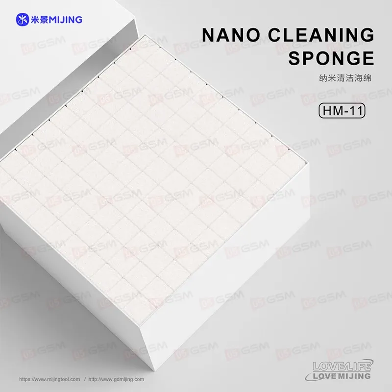 Спонжики для чистки платы Mijing HM-11 (Мини-губки; квадратные; упаковка) фото в интернет-магазине 05gsm.ru