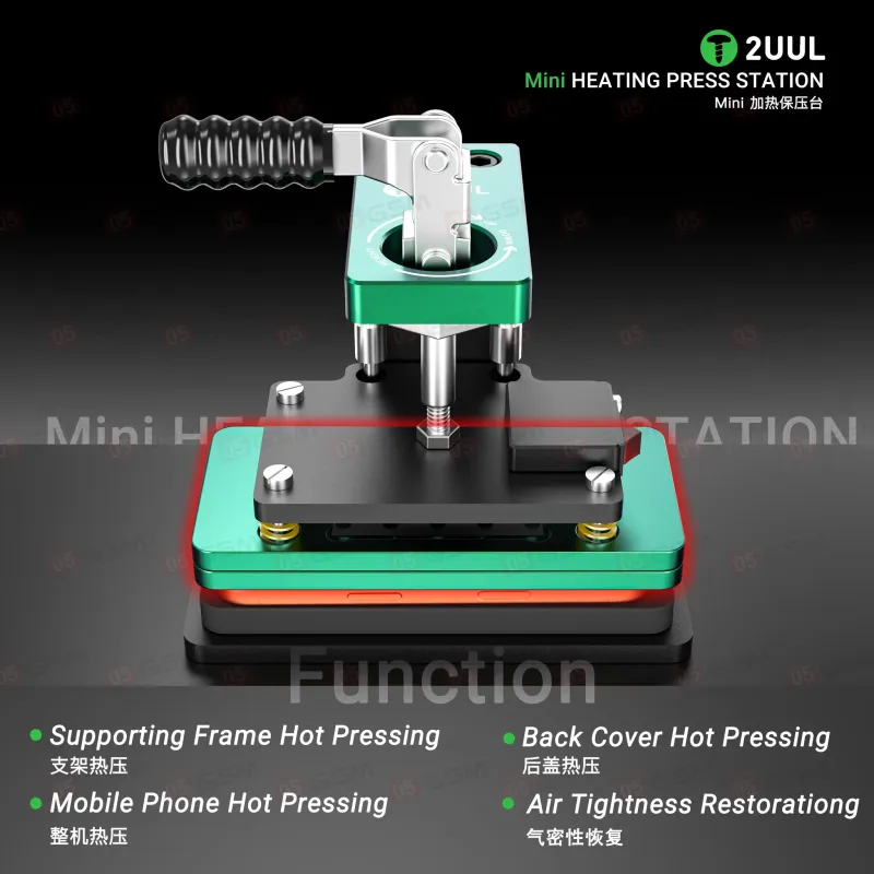 Пресс для телефона с подогревом 2UUL DA07 Mini Press фото в интернет-магазине 05gsm.ru