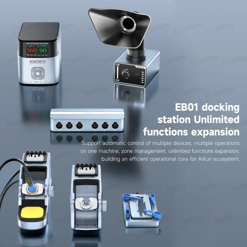 Паяльная станция Aixun T400 (Ручка 225 и 3 жала: C030/C080/C150) фото в интернет-магазине 05gsm.ru