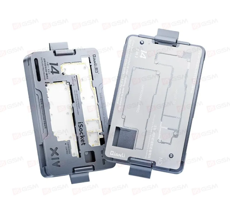 Колодка для теста платы с платформой для реболлинга iPhone 14 Series (Qianli 8 in 1) фото в интернет-магазине 05gsm.ru