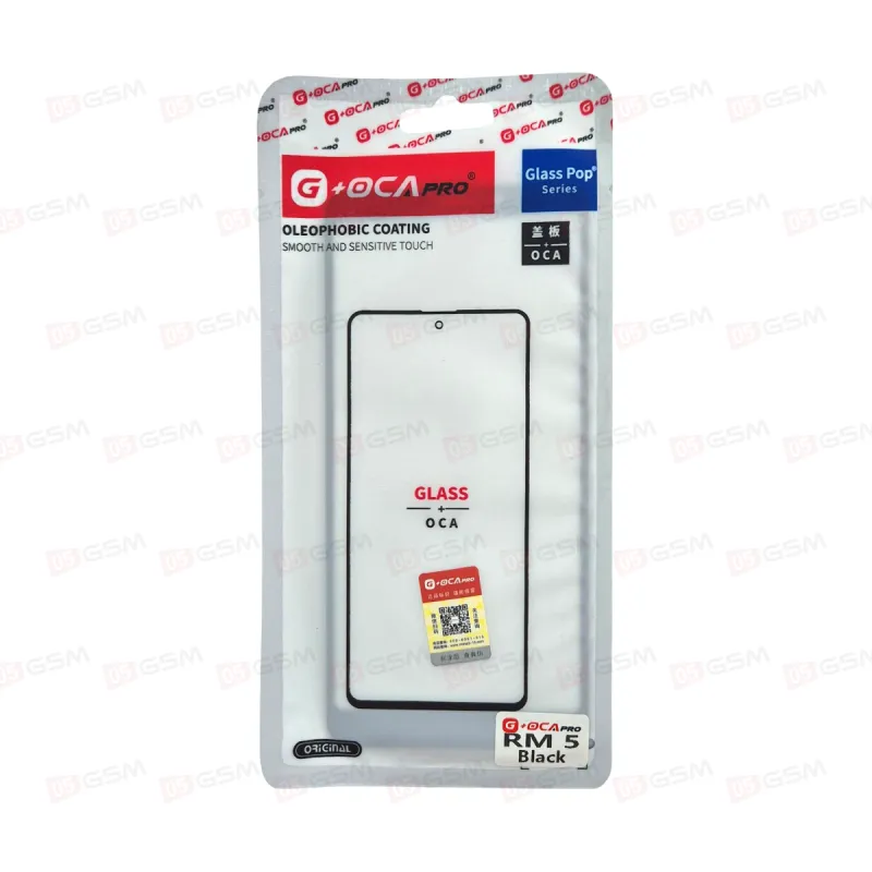 Стекло + OCA (G+OCA) Redmi 5 черное фото в интернет-магазине 05gsm.ru
