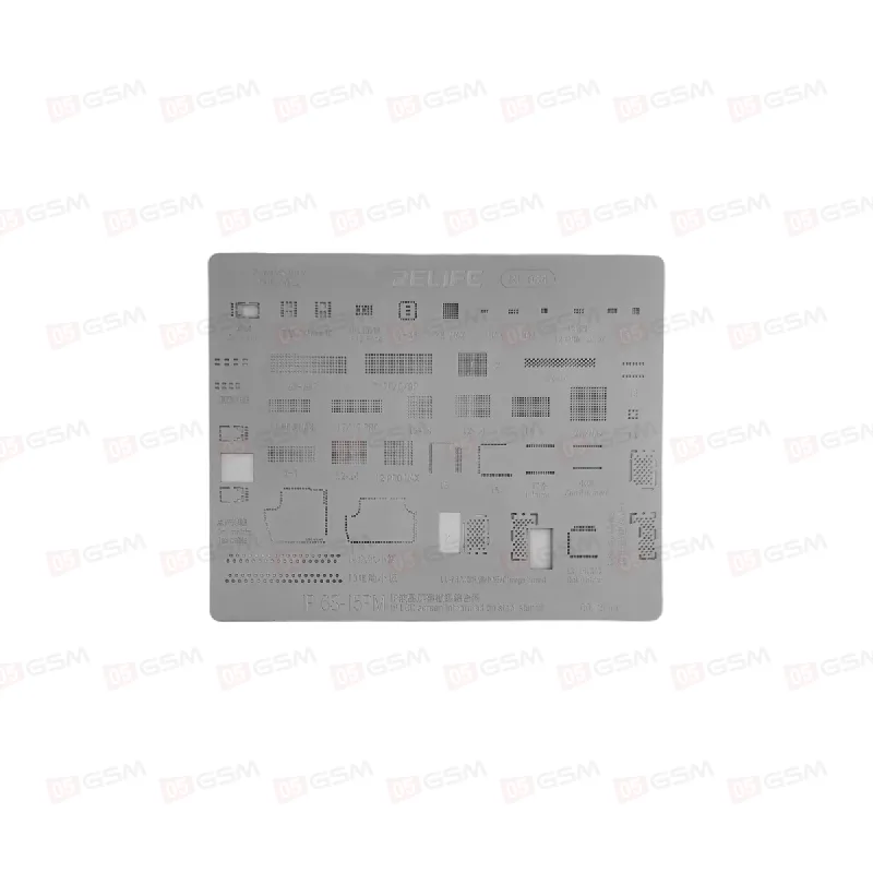 Трафарет для BGA на LCD RELIFE RL-044 iPhone 6S-15 Pro Max (Накатки и спиливания) фото в интернет-магазине 05gsm.ru