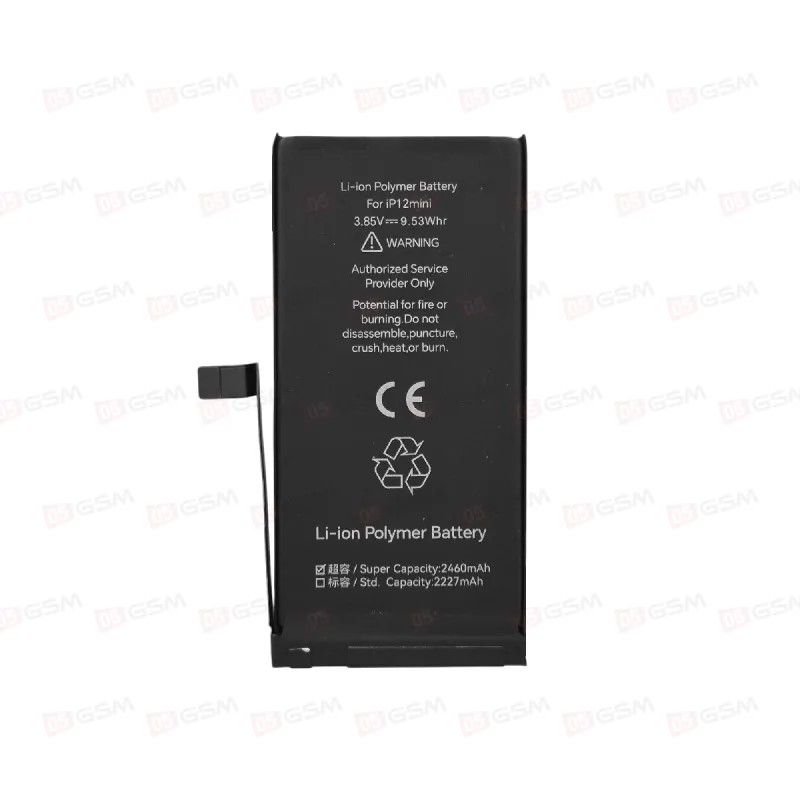 Аккумулятор со статусом подлинной детали iPhone 12 Mini (JCID; Genuine; High capacity; 2460 мАч) фото в интернет-магазине 05gsm.ru