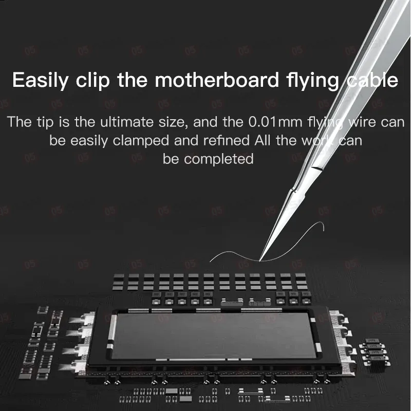 Пинцет прямой MaAnt SS-A1 (Немагнитный) фото в интернет-магазине 05gsm.ru