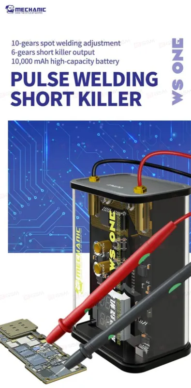 Сварка точечная с шорткиллером Mechanic WS ONE (Портативная) фото в интернет-магазине 05gsm.ru