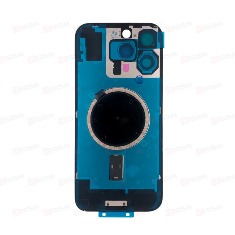 Крышка iPhone 16 Pro Max со стеклами и магнитами (Natural titanium/Серый; оригинал; монолит) фото в интернет-магазине 05gsm.ru