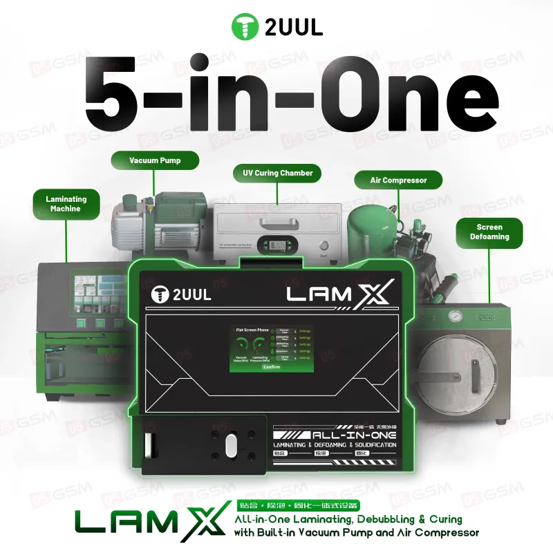 Комплект для переклейки 2UUL LD01 LamX (Ламинатор 7"; все в одном) фото в интернет-магазине 05gsm.ru