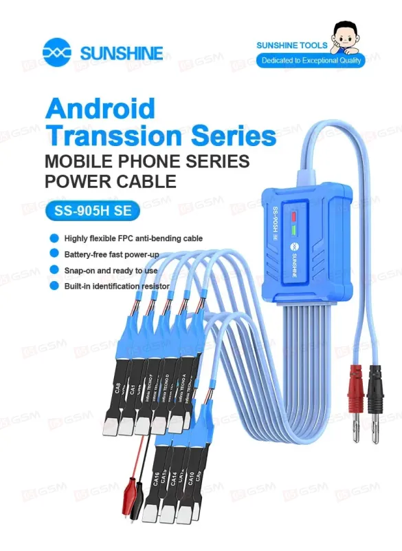 Кабель для теста SS-905H SE (Android phone series power cable) фото в интернет-магазине 05gsm.ru