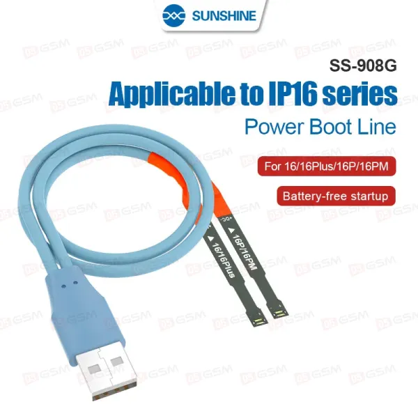 Кабель для питания Sunshine SS-908G (iPhone 16 series) фото в интернет-магазине 05gsm.ru