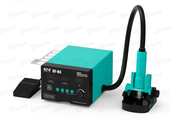 Термовоздушный фен с педалью включения RF4 RF-H4 (Паяльная станция) фото в интернет-магазине 05gsm.ru