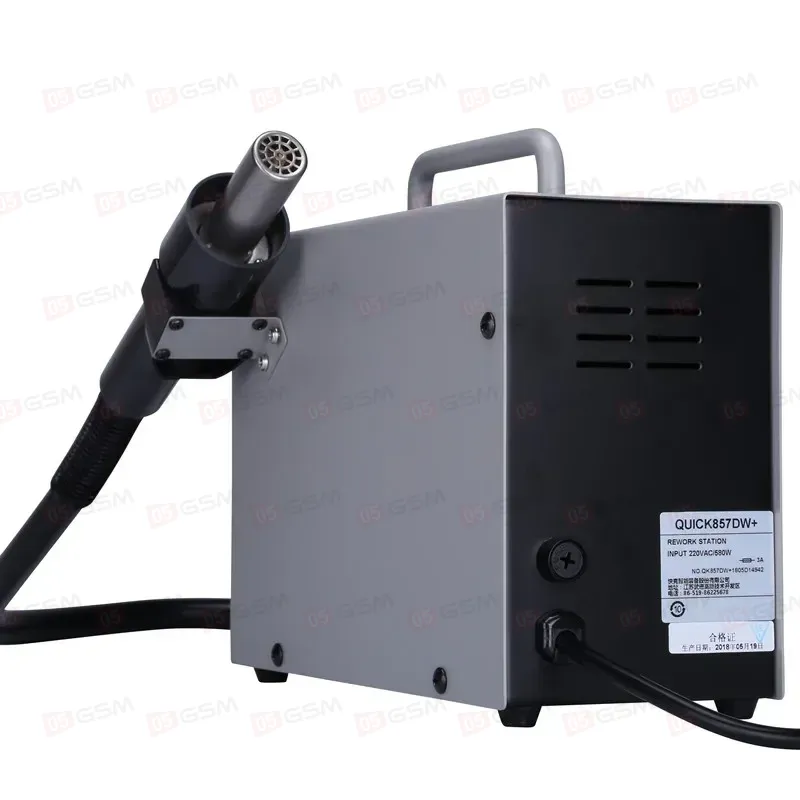 Термовоздушный фен Quick 857DW+ (Паяльная станция) фото в интернет-магазине 05gsm.ru