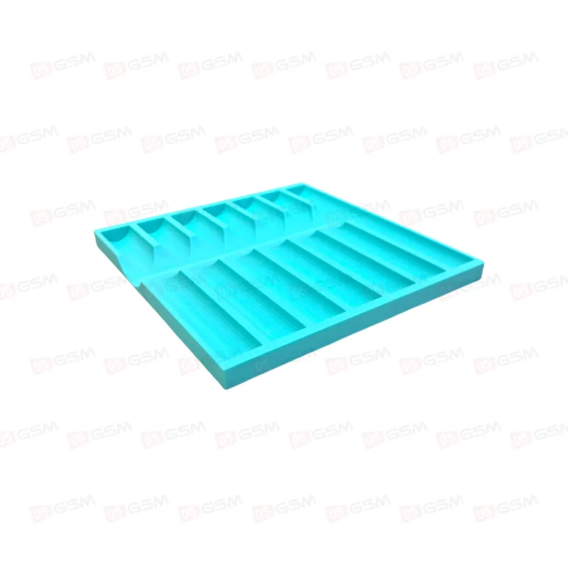 Лоток средний для инструментов SYH-009 (Бирюзовый; 7 отсеков) фото в интернет-магазине 05gsm.ru