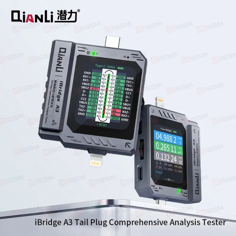 Автоматический тестер зарядки Qianli iBridge A3 фото в интернет-магазине 05gsm.ru