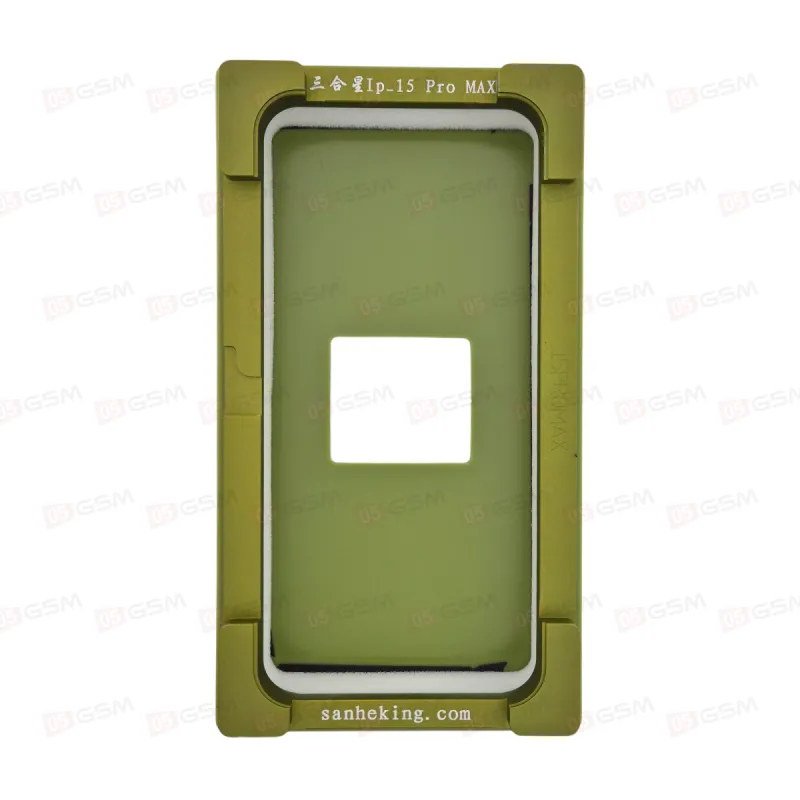 Форма Sanheking для дисплея iPhone 15 Pro Max (Green Mold; зеленая) фото в интернет-магазине 05gsm.ru