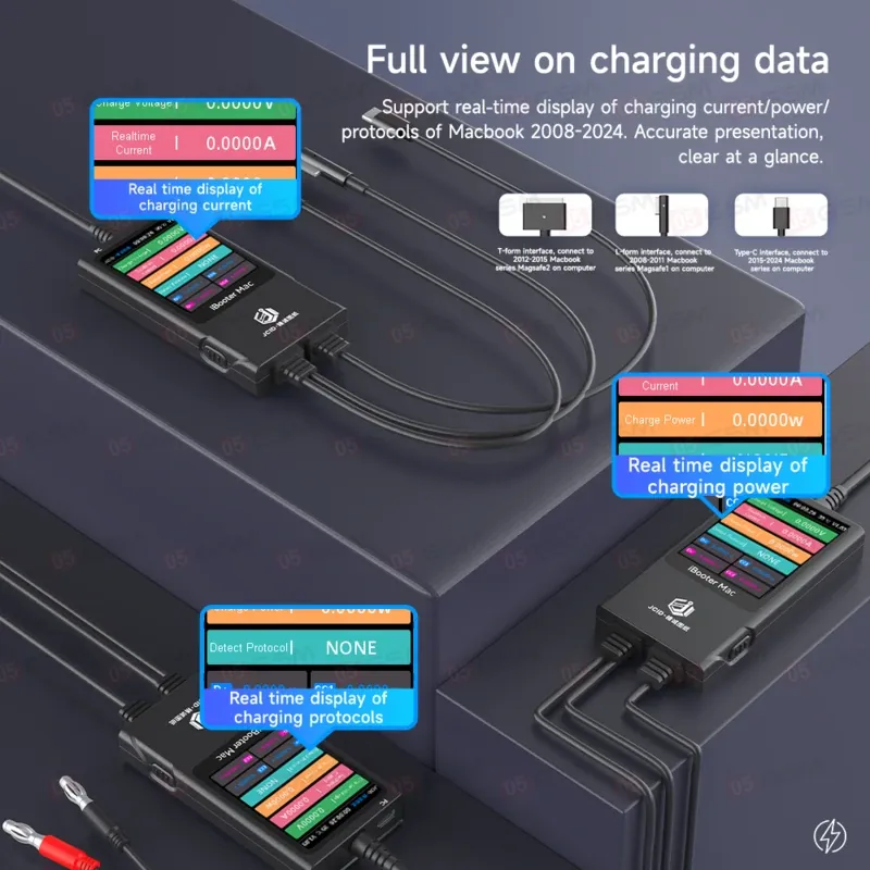 Анализатор напряжения для MacBook JCID iBooter Mac (Intelligent Drawing Current Analyzer) фото в интернет-магазине 05gsm.ru