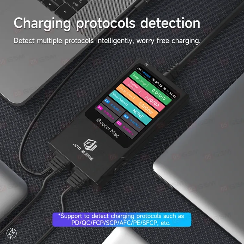 Анализатор напряжения для MacBook JCID iBooter Mac (Intelligent Drawing Current Analyzer) фото в интернет-магазине 05gsm.ru