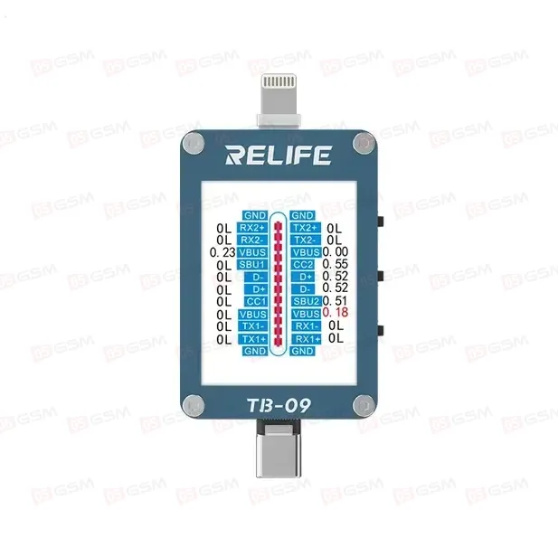 Автоматический тестер зарядки Relife TB-09 фото в интернет-магазине 05gsm.ru