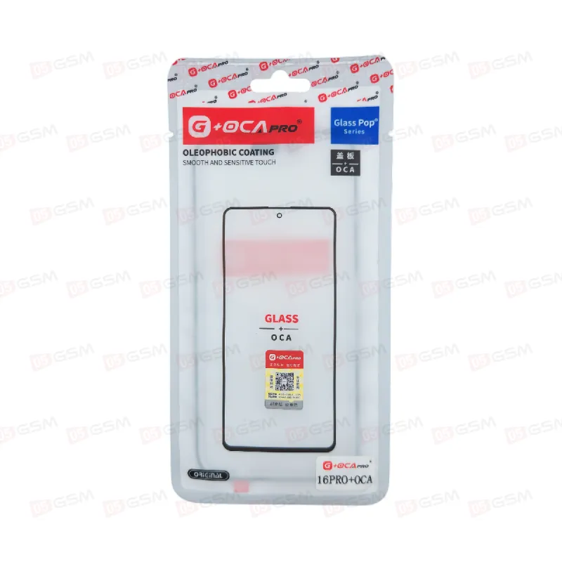 Стекло G+OCA iPhone 16 Pro + OCA фото в интернет-магазине 05gsm.ru