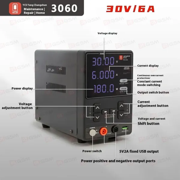 Блок питания YCS 3060 (30В; 6А) фото в интернет-магазине 05gsm.ru