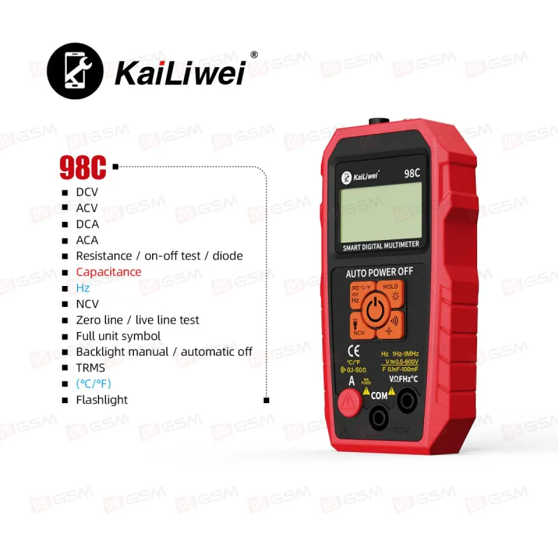 Мультиметр Kailiwei 98C фото в интернет-магазине 05gsm.ru