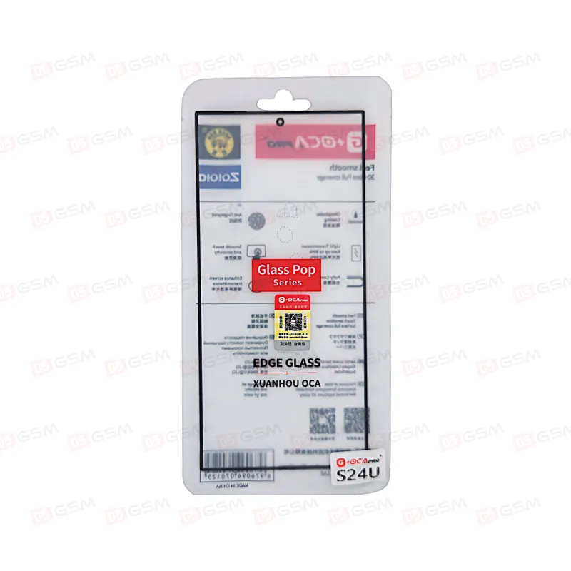 Стекло + OCA (G+OCA) Samsung S24 Ultra черный фото в интернет-магазине 05gsm.ru