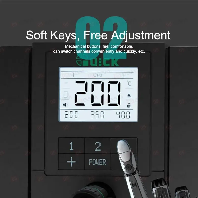 Паяльная станция Quick Q8 фото в интернет-магазине 05gsm.ru