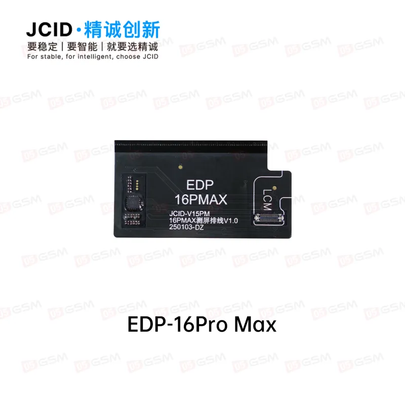 Шлейф для теста LCD для JCID V15PM iPhone 16 Pro MAX [EDP-16PM] фото в интернет-магазине 05gsm.ru