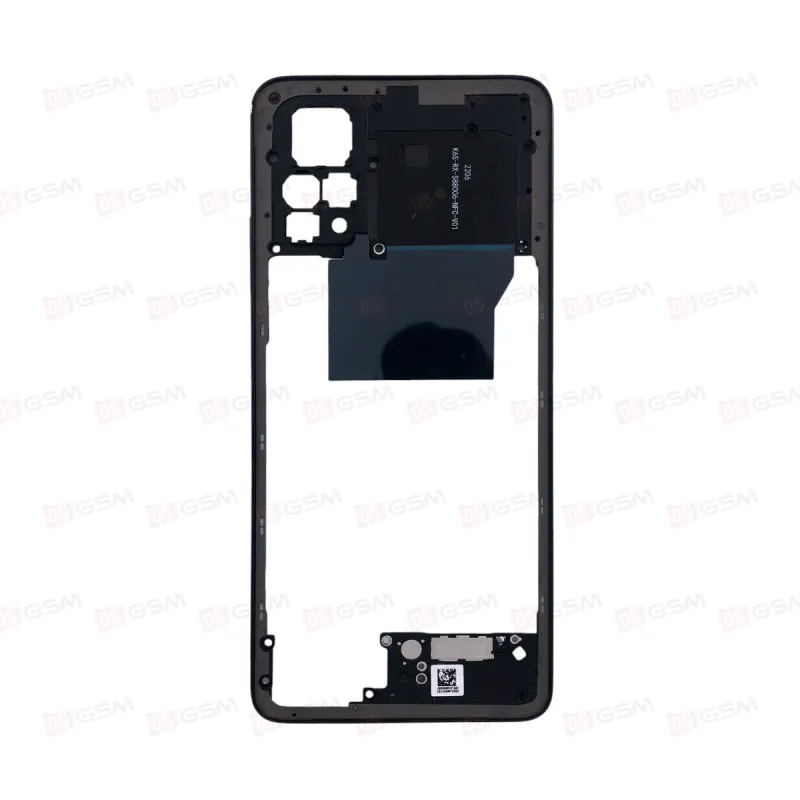 Корпус (средняя часть) Xiaomi POCO X4 Pro черный фото в интернет-магазине 05gsm.ru