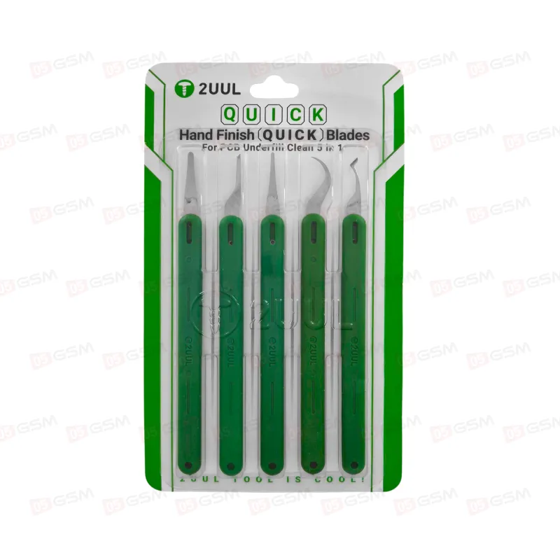 Набор лопаток 2UUL DA22 (Для очистки плат; 5 штук) фото в интернет-магазине 05gsm.ru