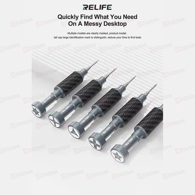 Набор отверток Relife RL-729A (2D-биты; 5 штук) фото в интернет-магазине 05gsm.ru