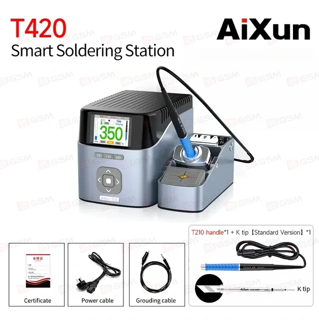 Паяльная станция Aixun T420 (Ручка 210 и 1 жало) фото в интернет-магазине 05gsm.ru