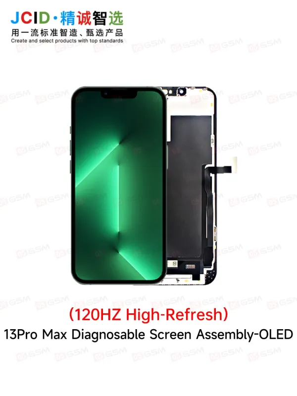 Дисплей без ошибки iPhone 13 Pro Max (JCID Diagnosable OLED-13PM; матрица Soft OLED; 120 Гц) фото в интернет-магазине 05gsm.ru