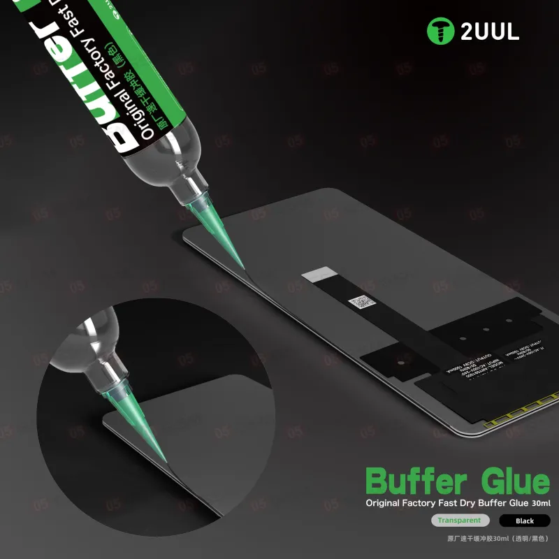 Клей прозрачный 2UUL GL02 Buffer Glue (Быстросохнущий; 30 мл) фото в интернет-магазине 05gsm.ru