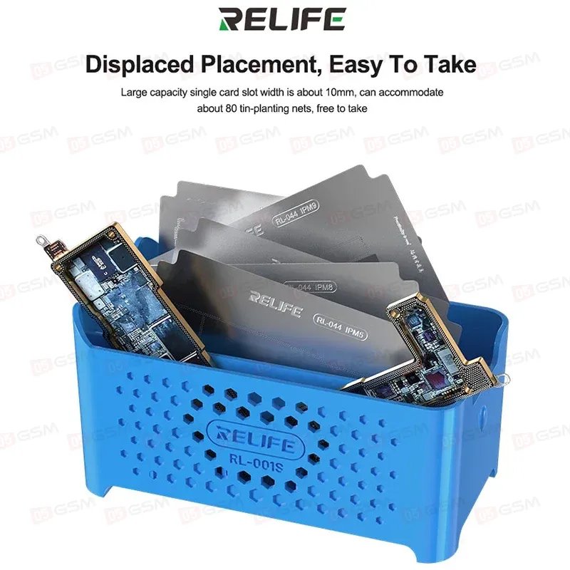 Органайзер для трафаретов Relife RL-001S (Синий) фото в интернет-магазине 05gsm.ru