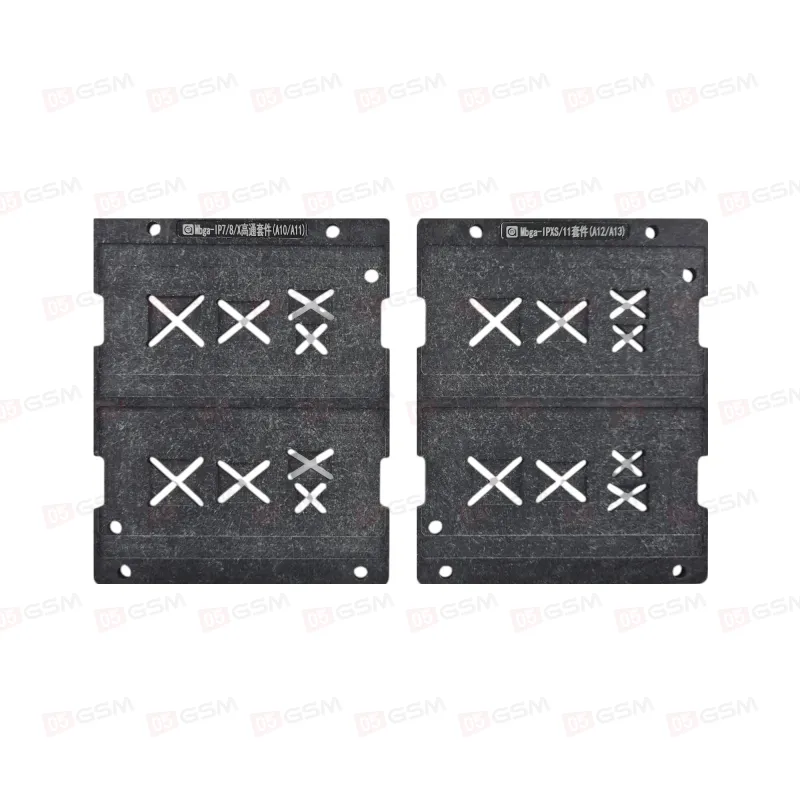 Набор трафаретов Amaoe MBGA-IP 34 in 1 для iPhone 7-17 Pro Max (CPU/NAND/Wi-Fi/Baseband chip) фото в интернет-магазине 05gsm.ru