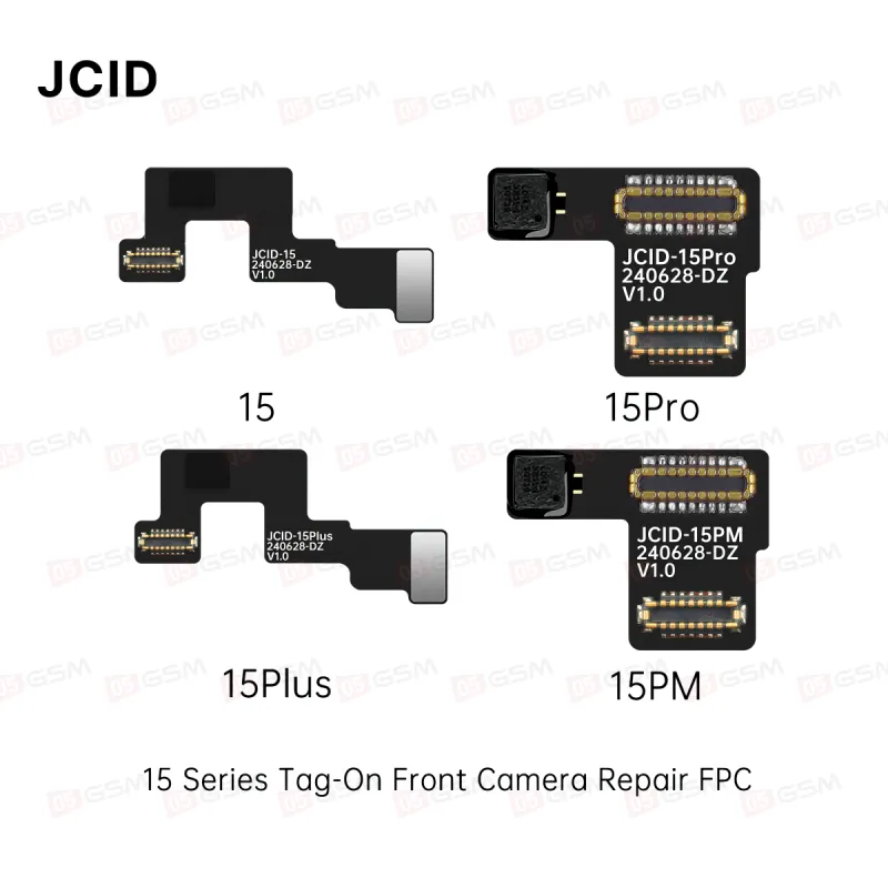 Шлейф для замены фронтальной камеры без пайки на iPhone 15 Pro (JCID-15P Tag-On Front Camera) фото в интернет-магазине 05gsm.ru
