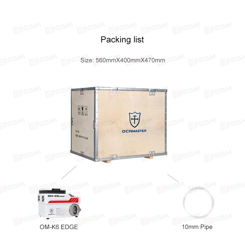 Комплект для переклейки OcaMaster OM-K6 Edge (Ламинатор 10" с барокамерой) фото в интернет-магазине 05gsm.ru