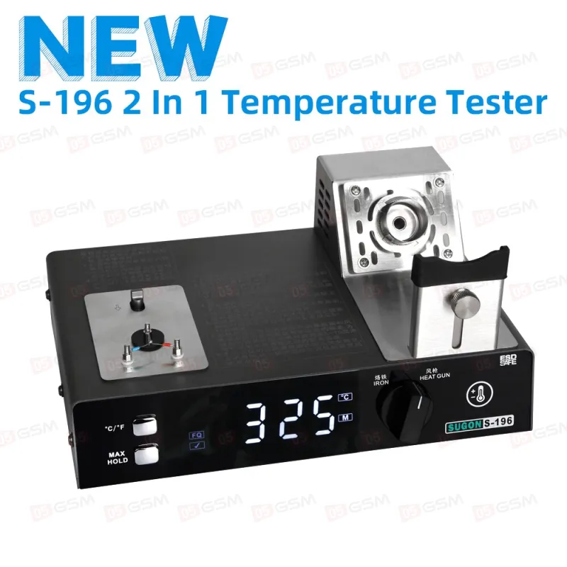 Измеритель температуры паяльника и термофена Sugon S-196 фото в интернет-магазине 05gsm.ru