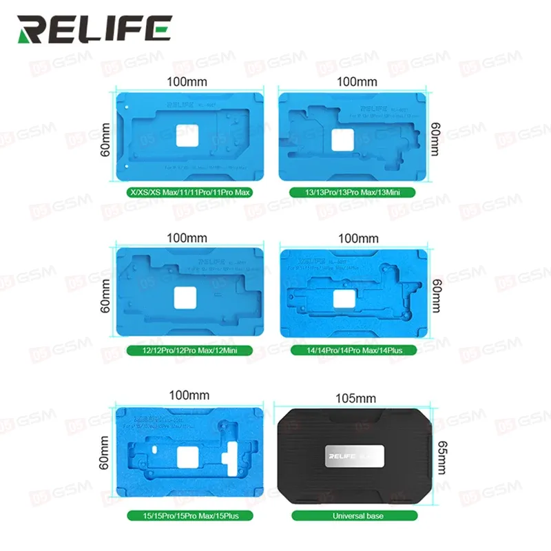 Монтажная платформа Relife RL-601T для iPhone X-17 Pro Max (Middle Frame) фото в интернет-магазине 05gsm.ru